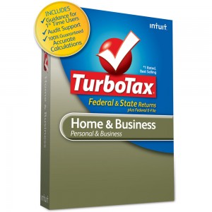 TurboTax Home & Business Software Box TurboTax Home & Business Software Box